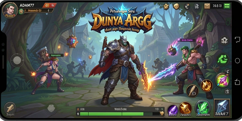 Gameplay seru dan grafis menawan dari ADAM77.