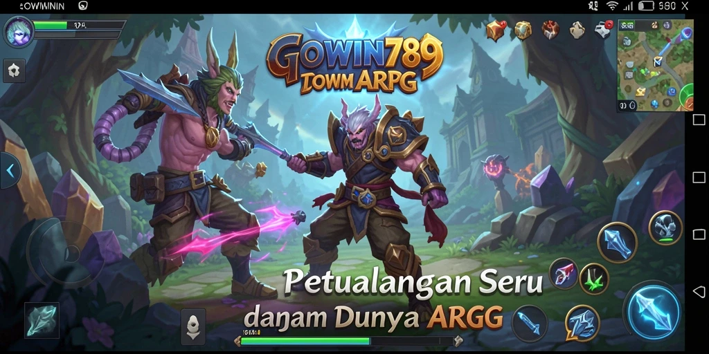 Tampilan pertarungan seru dalam GOWIN789 dengan efek visual yang menakjubkan.